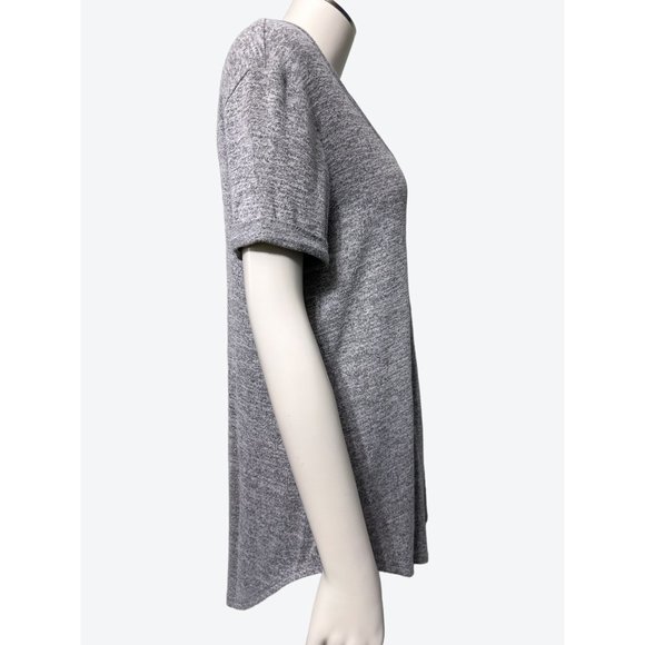 A.N.A. A New Approach Gray Cotton Polyester Blend Cuffed Sleeve Tee Size M - Picture 4 of 7